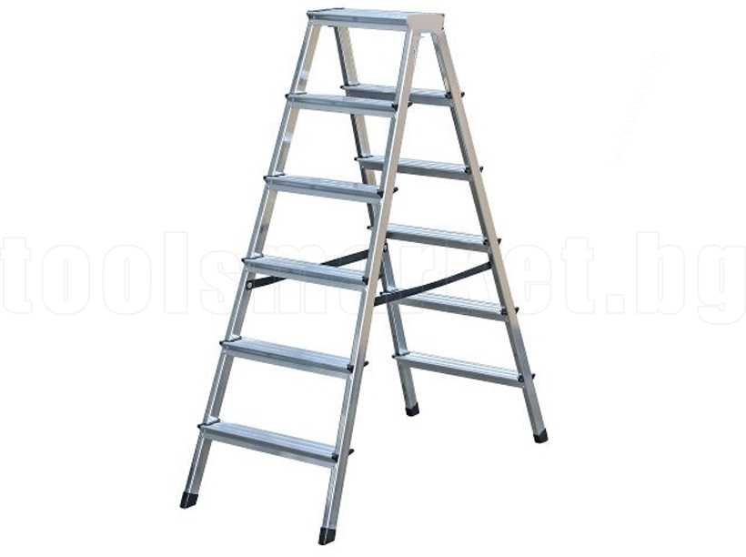 Алуминиева-домакинска-стълба-DRABEST-2x6-стъпала-03080026-цена
